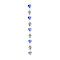 12 Pack: Blue & Silver Hand of Peace Charms by Bead Landing™